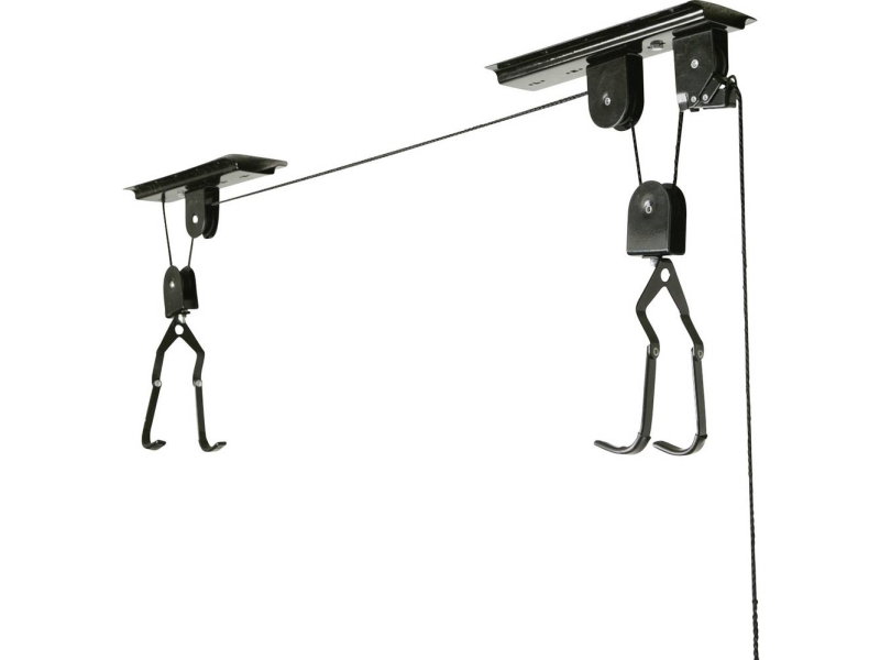 FISCHER cykellyft PLUS, lastkapacitet: 30 kg, svart, lämplig för alla standardcyklar och elcyklar, - 1 del (50386) | Cykling - Verktyg och underhåll - Cykelställ | GameStuff