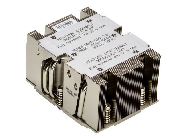 Supermicro Snk-P0083p, Kølelegeme, Rustfrit Stål, Socket Sp5, Amd Epyc 9004