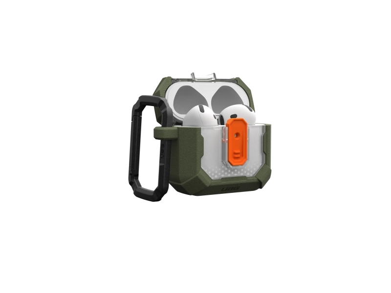 Urban Armor Gear 104129117272, Ask, Polystyren (PS), Termoplastisk polyuretan (TPU), Oliv