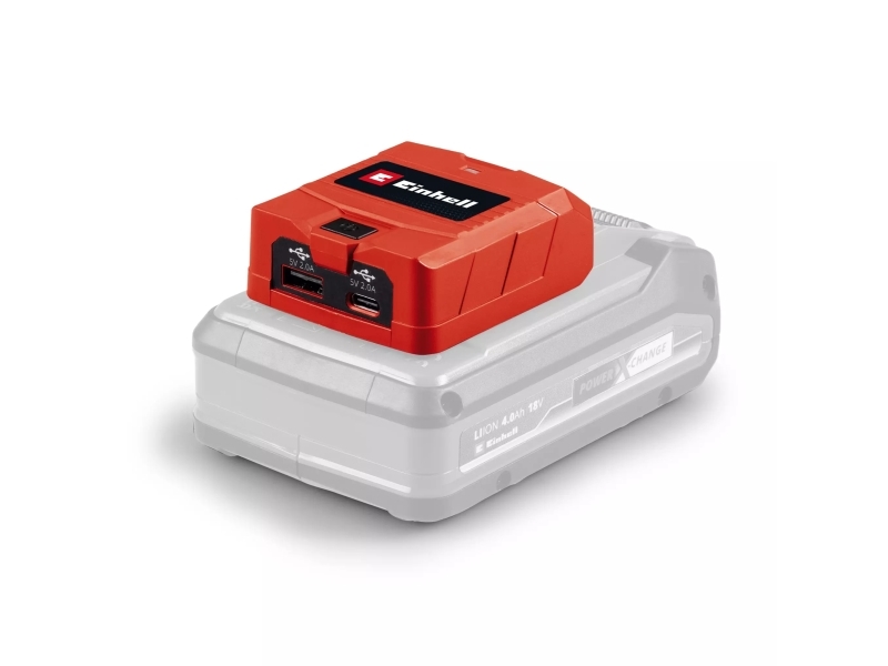 Einhell TC-CP 18 Li USB A/C-Solo USB, Batteri, Litium, 18 V, Einhell, Orange, 18 V - SOLO | EL Artiklar - Batteri - Batteritestare & Tillbehör | GameStuff