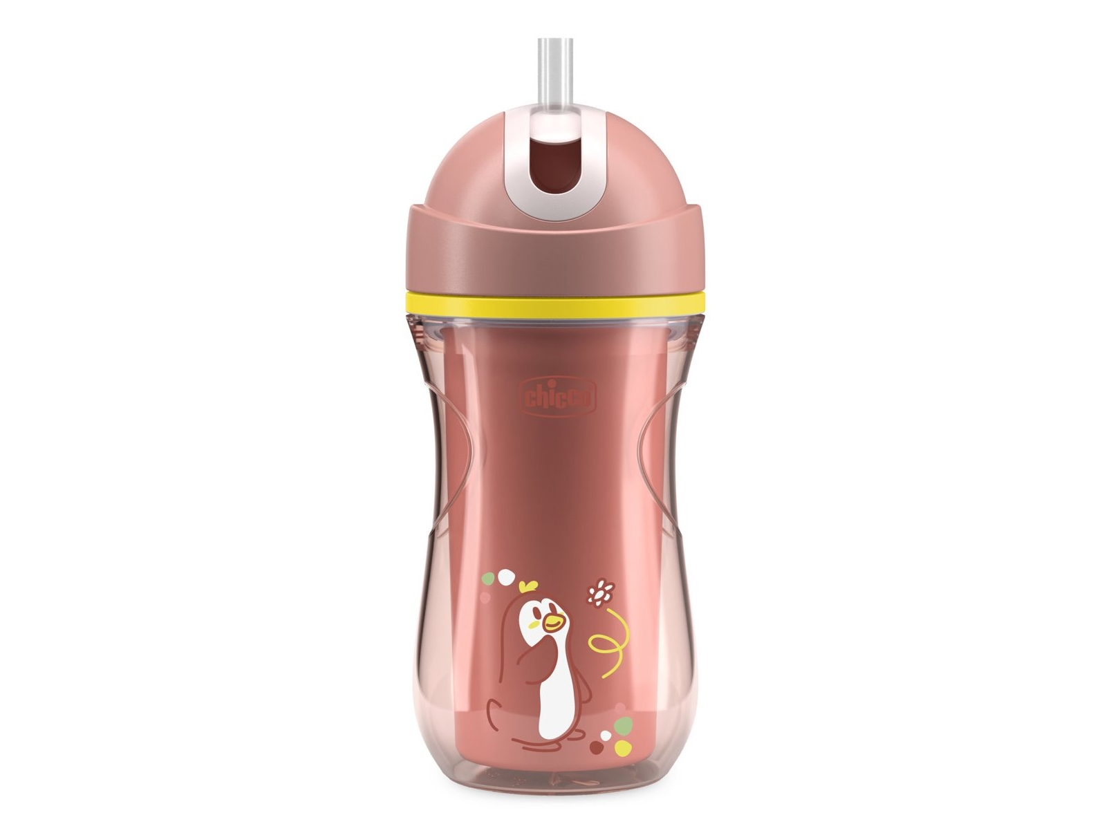 Chicco 00006991150000, Eins/Eine , 0,266 L, Pink, Kunststoff, Silikon, Tasse, Universal