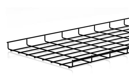 Csslr Plus Nätbricka, höjd 35 mm, bredd 400 mm, längd 3000 mm tråd Ø4,5 mm Svart BK8 Zink, utan monteringsfästen - (3 meter) | Ventilation & Klimat - Uppvärmning - Solceller | GameStuff