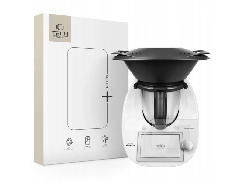 SZKŁO HARTOWANE TECH-PROTECT GLASS FIT+ 2-PACK THERMOMIX TM6 CLEAR