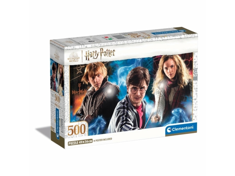 Clementoni Wizarding world Harry Potter, 500 stk, Fjernsyn/film, 18 År