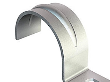 Kabelklämma 8 mm 1 varv, 604 G - Galvaniserat stål - Förpackning med 100 st - (100 st.) | EL Artiklar - Vägar & tillägg - Kablar & rörhållare | GameStuff