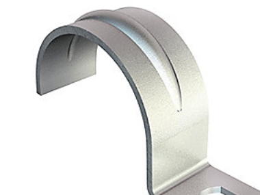 Kabelklämma 10 mm 1 varv, 604 G - Galvaniserat stål - Förpackning med 100 st - (100 st.) | EL Artiklar - Vägar & tillägg - Kablar & rörhållare | GameStuff