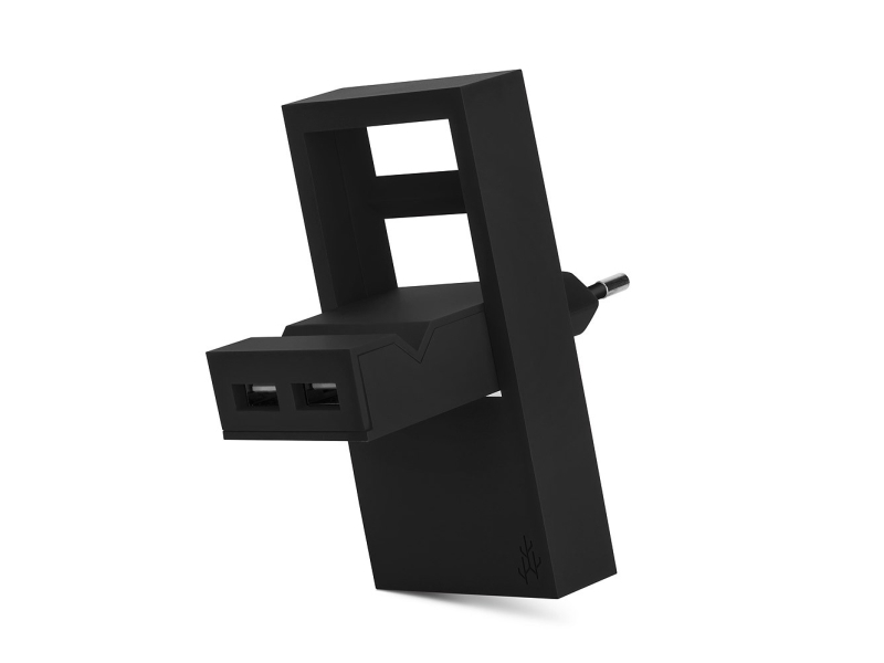 Usbepower Rock Dual Usb-A Charger - Black