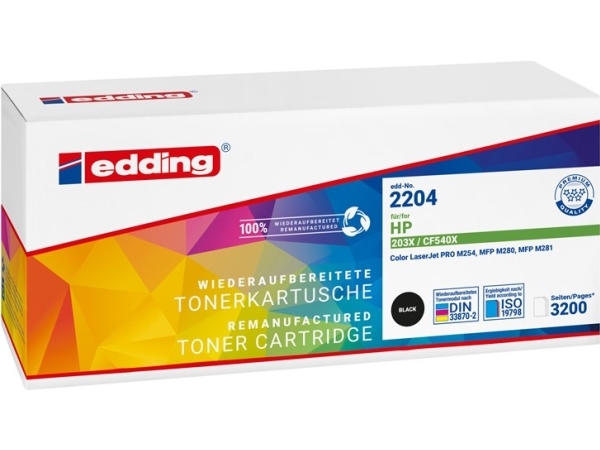Edding Edd-2204, 3200 Sider, Sort, 1 Stk