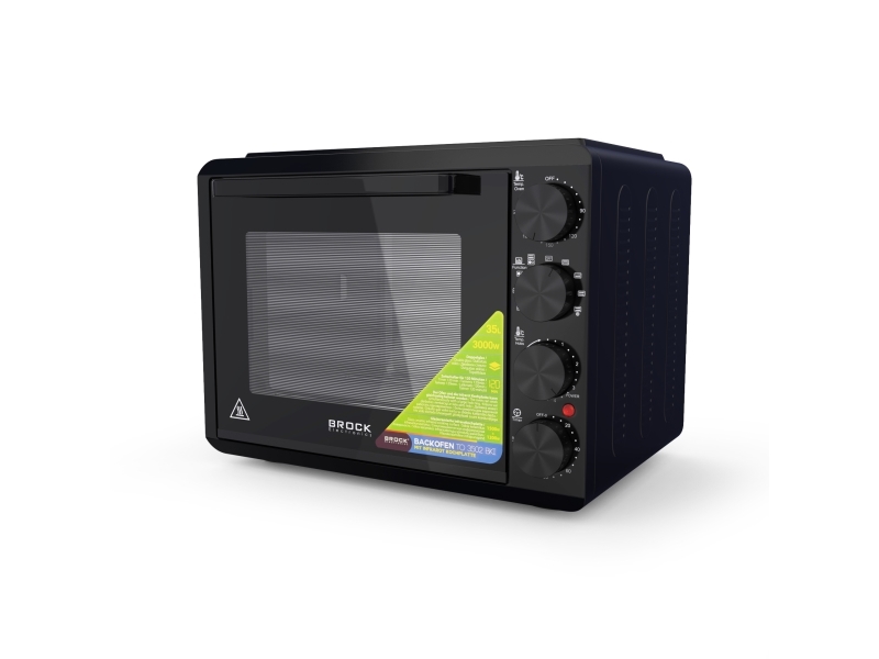 Brock Electronics TO 3502 BKI, Bänkspis, Svart, Rotations-, Svart, Induktionshäll med zon, 2 zone(s) | Vitvaror - Spisar - Glaskeramikspisar | GameStuff
