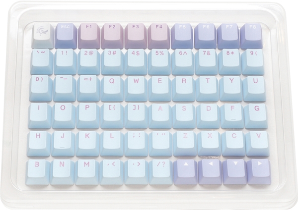 Ducky Dca132-Usmacoepd1, Tastaturhætte, Termoplastisk Polyester (Pbt), Violet
