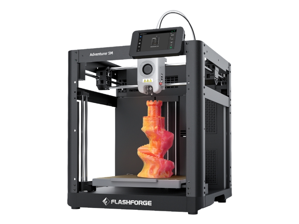 Flashforge Adventurer 5M, Fused Filament Fabrication (FFF), Wi-Fi, Nätverksansluten (Ethernet), USB-port, Tittfönster | N - A | GameStuff