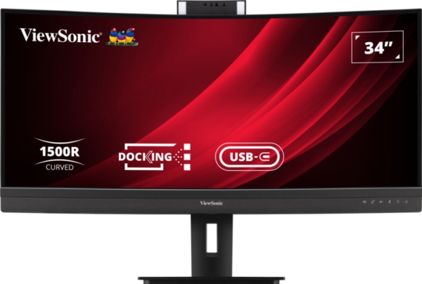 Viewsonic Vg3457cv, 86,4 Cm (34"), 3440 X 1440 Pixel, Ultrawide Quad Hd, Led, 5 Ms, Schwarz