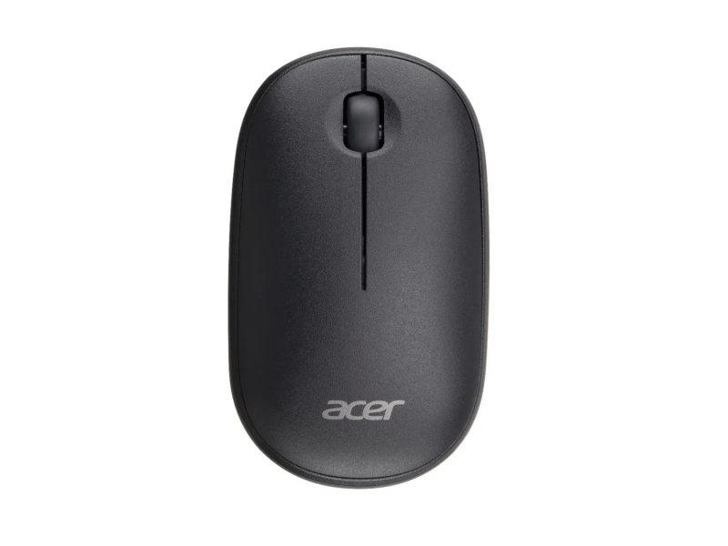 Acer Wireless Bubble Mouse - Amr100 Black (Retail Pack), Ambidextrous, Optisk, Rf Trådløst, 1600 Dpi, Sort