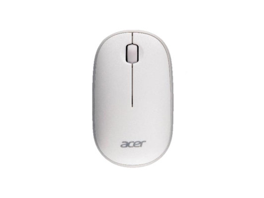 Acer Wireless Bubble Mouse - Amr100 White (Retail Pack), Ambidextrous, Optisk, Rf Trådløst, 1600 Dpi, Hvid
