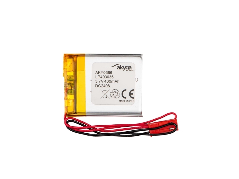 Akyga Lp403035 Batteriepack Batteriegröße: Spezialbatterie Lipo 3,7 V 400 Mah