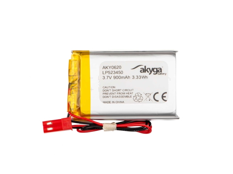 Akyga Lp523450 Batteriepack Batteriegröße: Spezialbatterie Lipo 3,7 V 900 Mah