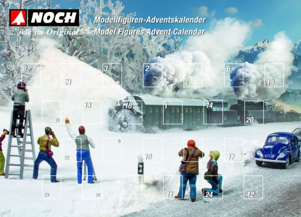 NOCH Z Figurer Julkalender Lackerad | Hobby - Alla julkalendrar | GameStuff