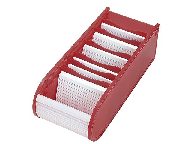 Wedo 250 8002, A8, Röd, 92 mm, 217 mm, 73 mm, 1 styck | Arkivlådor | GameStuff