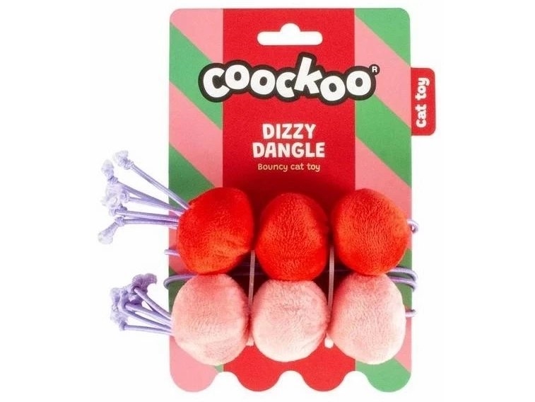 Coockoo Pehmolelu kissan lelu pallot vaaleanpunainen 60cm