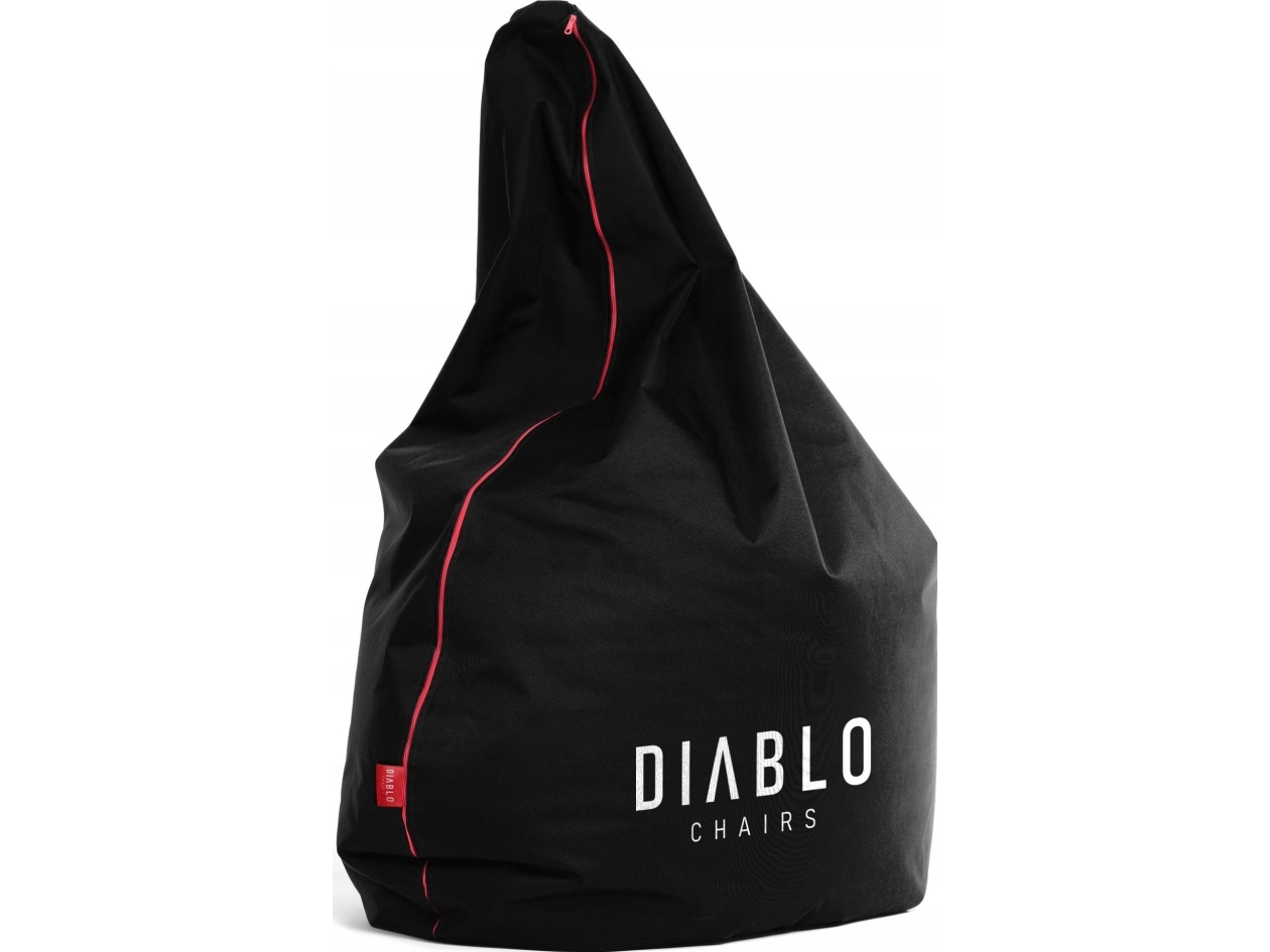 Fotel Diablo Chairs Pufa Gamingow Czarna
