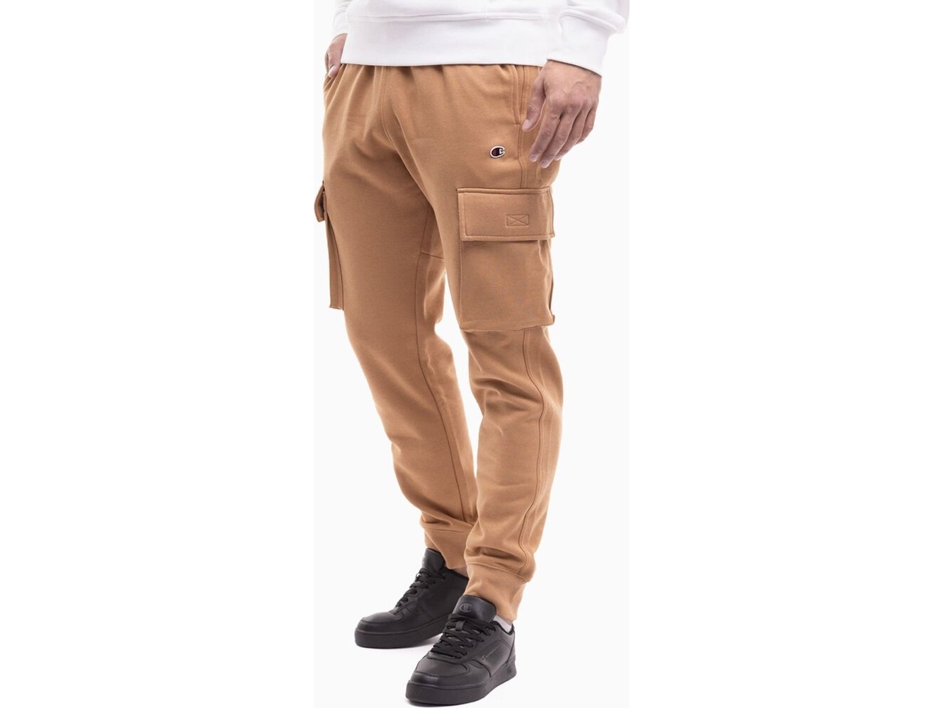 Champion Herren Rippe Manschette Cargo Hose Senf 220298 Ms034 S
