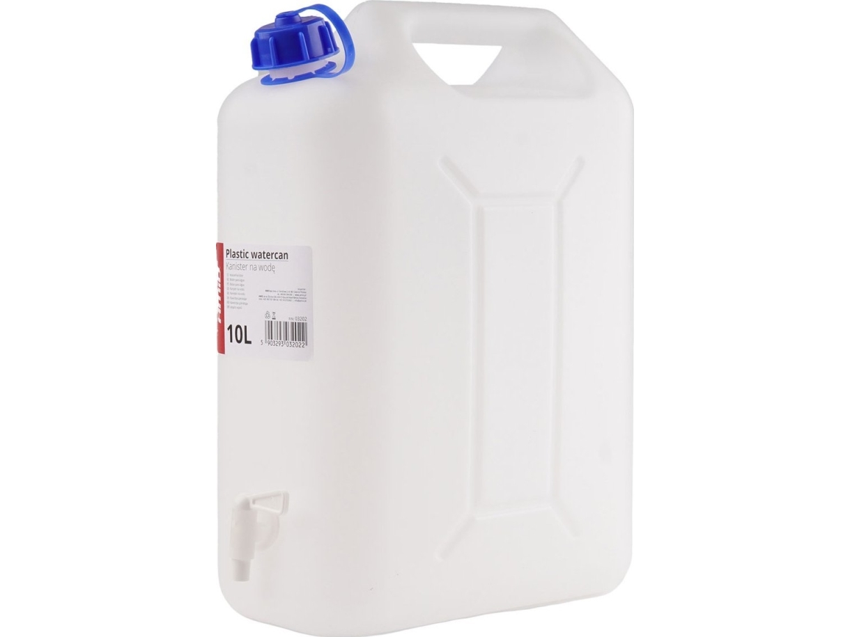Plastikinis vandens bakas su čiaupu 10L AMIO-03202