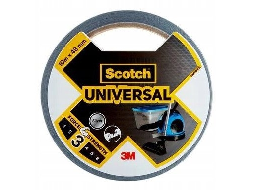 3M Škotiško audinio klijai 48mmx25m sidabriniai