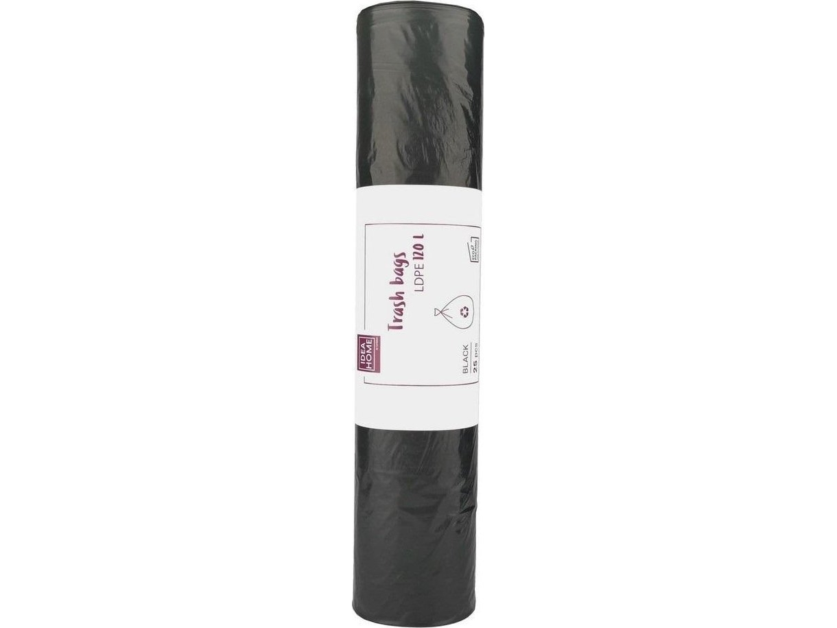 Affaldsposer 120L Sort 25Stk