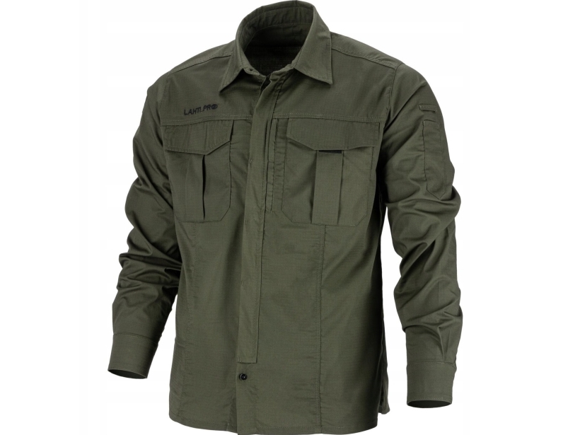 GRÖN RIPSTOP-SKJORTA, M, CE, LAHTI | Kläder & Säkerhet - Arbetskläder - Klänning | GameStuff