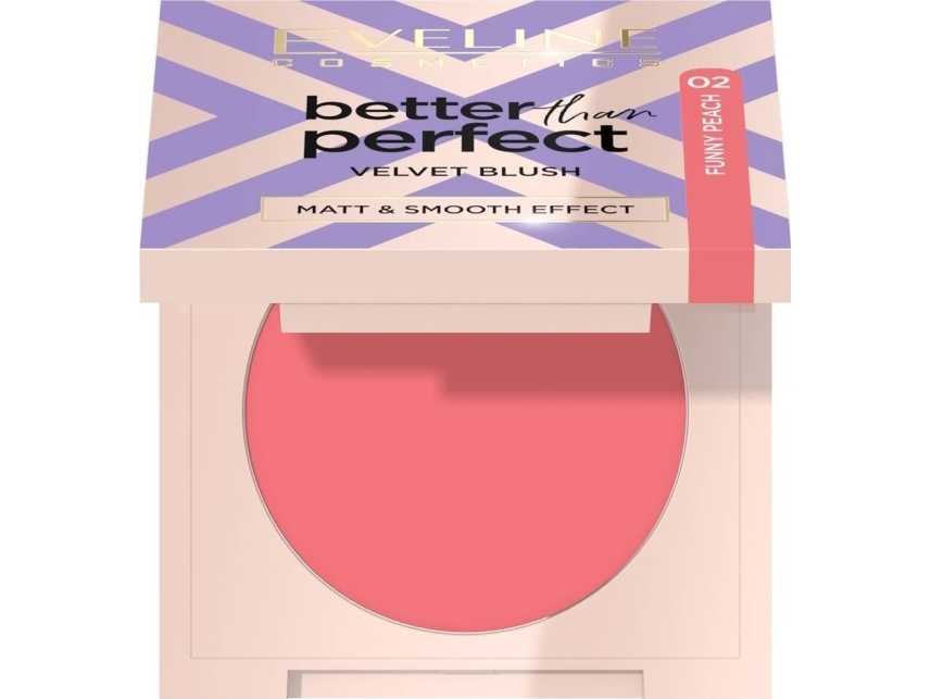 Eveline Better Than Perfect Velvet Blush 02 Funny Peach 2.3G