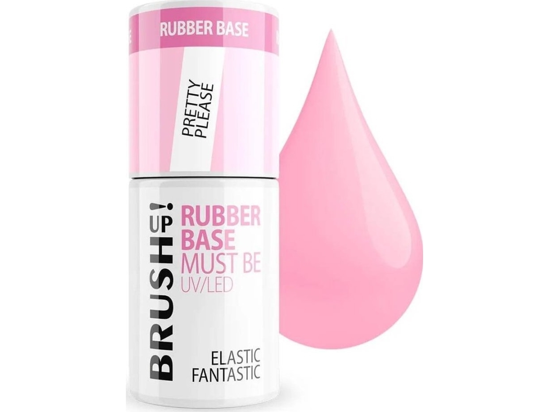 Brushup Rubber Base Must Be Uv Led Hybrid Nail Base Elastic Fantastic Pretty Please 5G