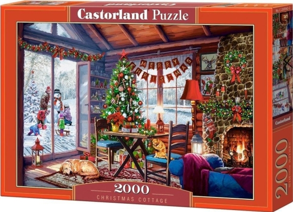 Astar Puzzle Castorland Christmas Cottage, 2000 d. | Leksaker - Spel - Pussel | GameStuff