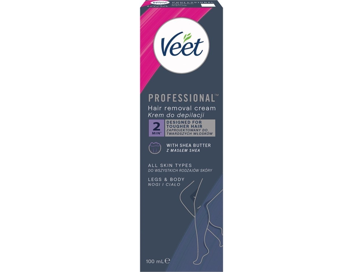 Veet Professionelle Haarentfernungscreme Mit Shea Butter 100Ml