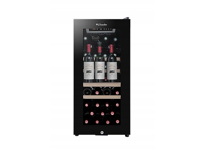 Med kode MAJ - rabat 10% LS38BLACK fritstående vinkøler