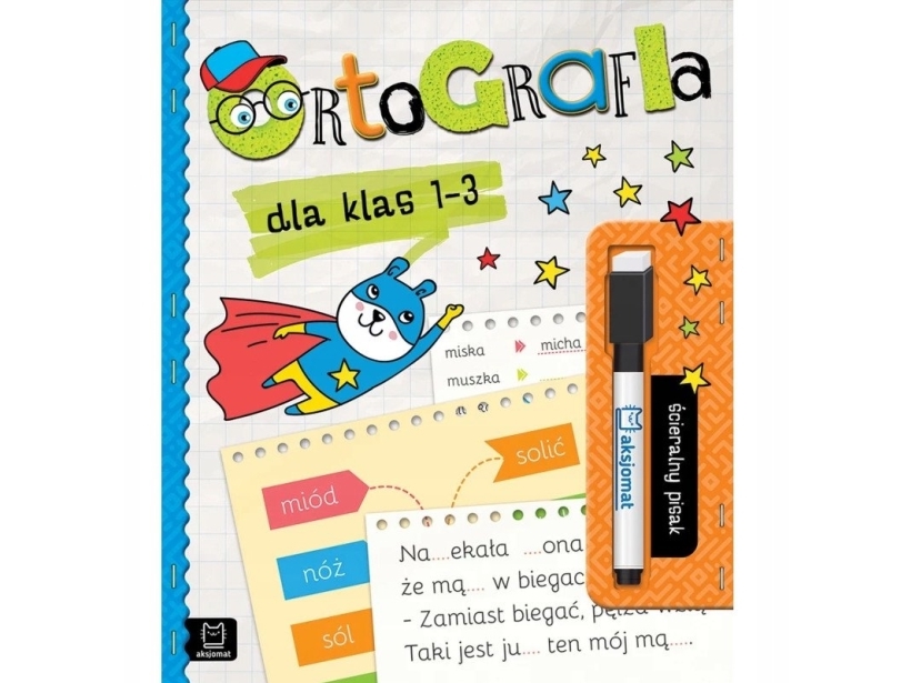 Ortografihæfte Til 1.-3. Klasse. Tusch, Der Kan Tørres Af