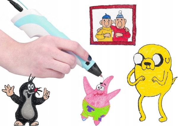 3D-Drucker-Stift Für Kinder Blau