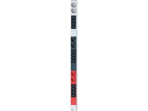 Bachmann Bachmann It Pdu Alu 0He 12X C13 6X Jordet Kontakt 3X 16A Cee Rød