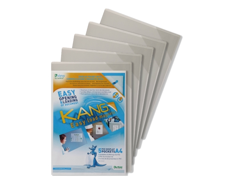 Chartek Tarifold, magnetisk bagside, A4, pakke a 5 stk.