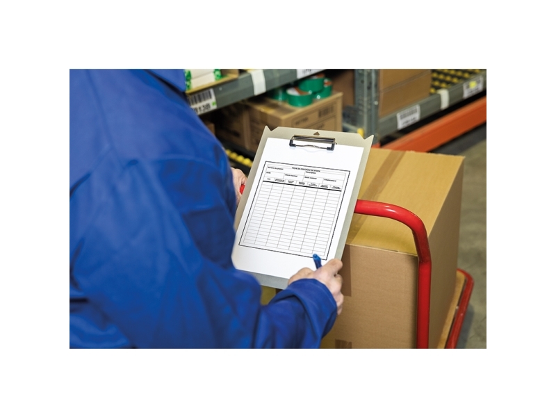Clipboard, TARIFOLD aluminium, 210x297mm, aluminium