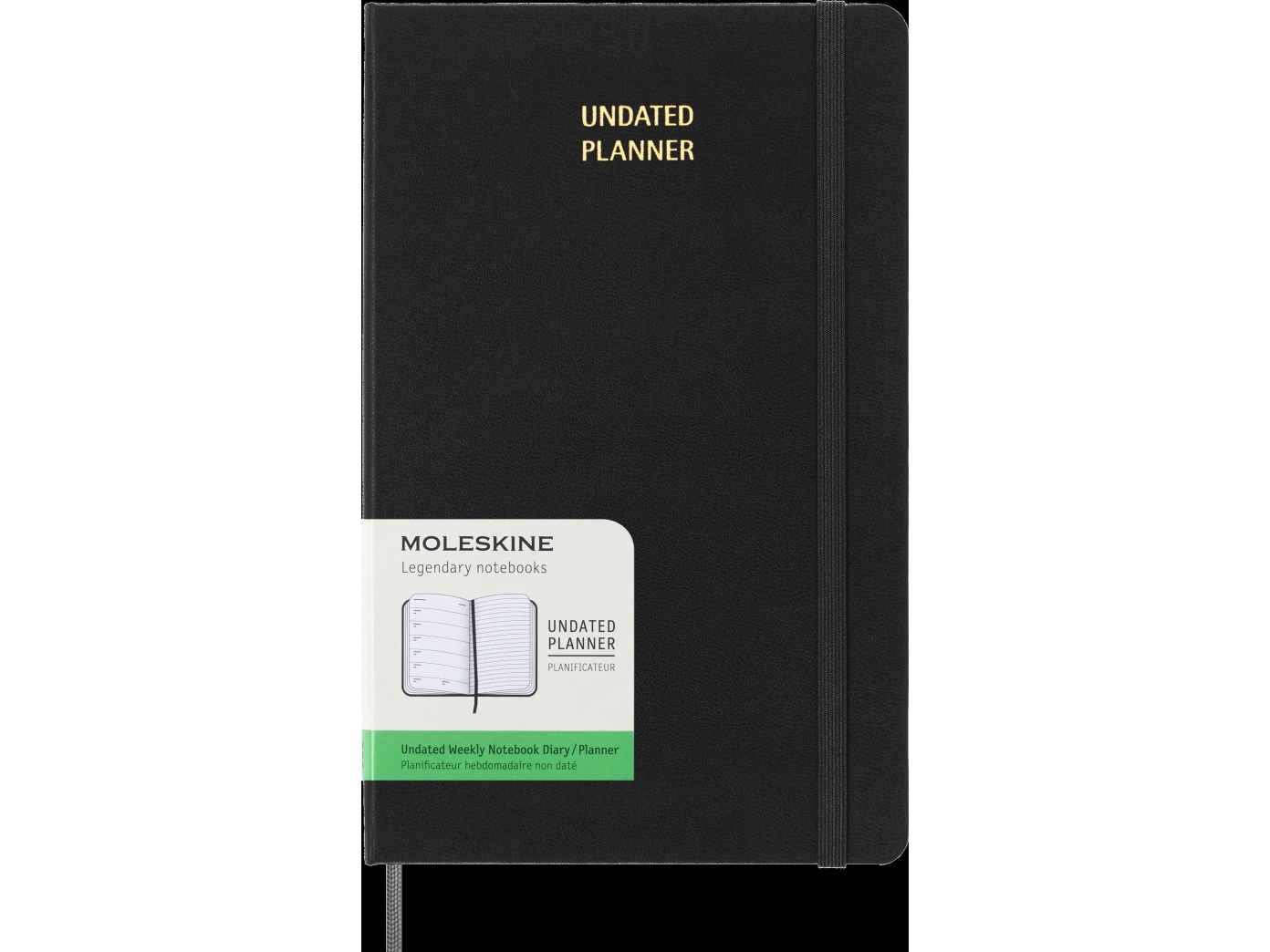 Classic Hard Udateret WeekNote Large Sort | Papper & Emballage - Block & Post-It - Block | GameStuff