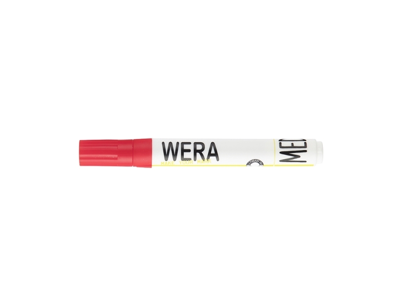 Wera Whiteboardmarker 1-3mm Rød - (12 stk.) | Skrivredskap - Märkpennor - Whiteboard pennor | GameStuff