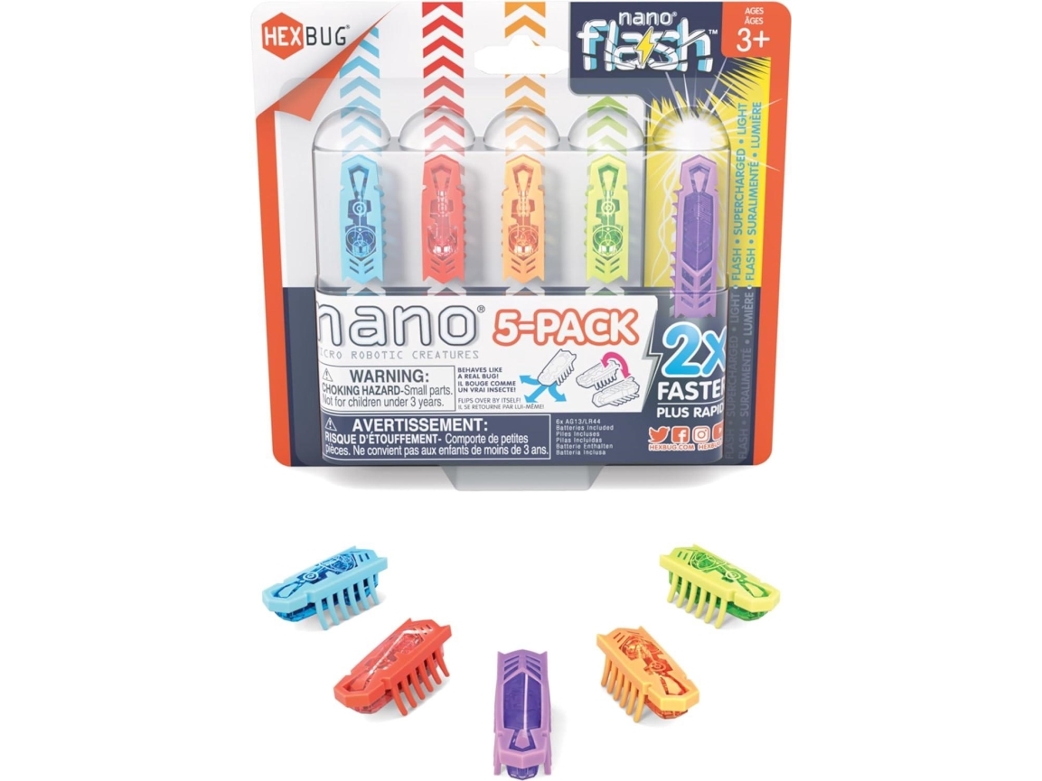 Hex Bots Mechimals Flash Nano 5 Pack CDU