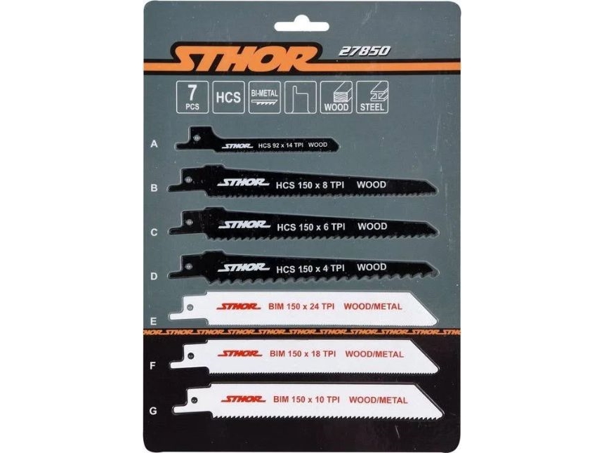 Sthor Säbelsägeblätter 7 Stück (27850)