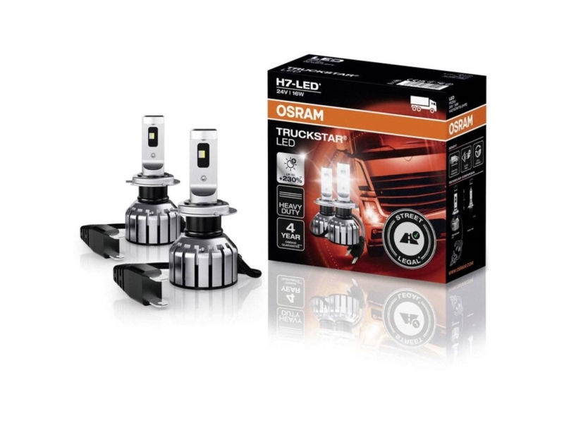 Osram 64215Dwts-2Hfb Led-Glühlampen Truckstar H7 16 W 24 V