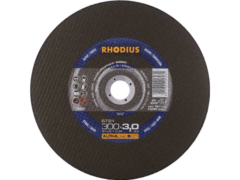 Rhodius Metalo Pj.Diskas St21 300X3x32 Mm