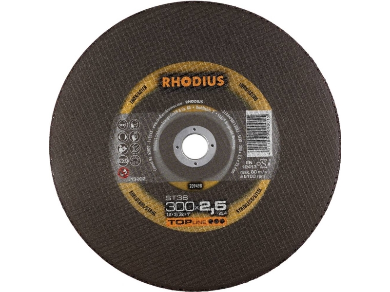 Rhodius St38 209498 Skæreskive 10 Stk