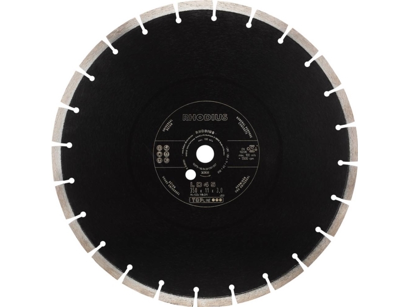 Rhodius diamantklinga LD45 350x20,0 mm | Elverktyg - Sågblad - Diamantblad | GameStuff