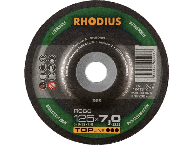 Schleifscheibe Rs 66 125X7,0