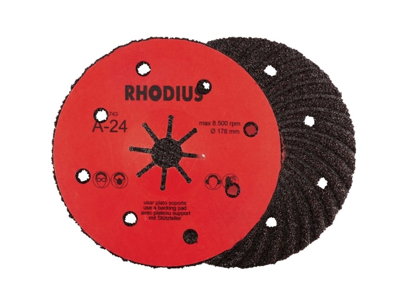 Rhodius 305485 Fiberplade Stål 25 Stk