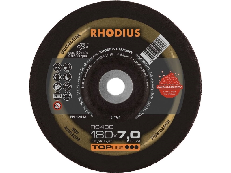 Rhodius 210240 Rs480 Schruppscheibe 10 Stk